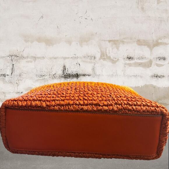 Michael Kors NWT The Michael Ombré Straw Tote Bag & Wallet - Picture 6 of 14